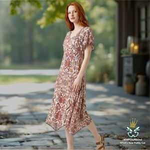 Sundance Boho Cottagecore Dress, Fits Medium-Large